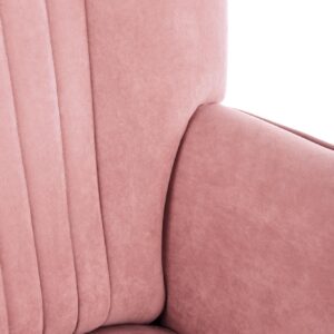 Nojatuoli DELMONT, vaaleanpunainen