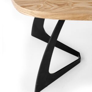 Pidentävä ruokapöytä VELDON, luonnollinen tammi