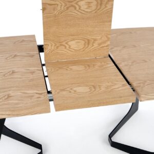 Pidentävä ruokapöytä VELDON, luonnollinen tammi