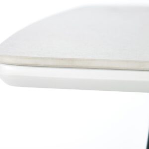 Ruokapöytä MARVEN, valkoinen marmori