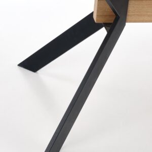 Pidentävä Ruokapöytä MONTARA, tammi / musta