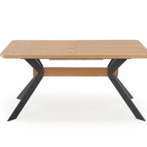 Pidentävä Ruokapöytä MONTARA, tammi / musta