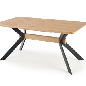 Pidentävä Ruokapöytä MONTARA, tammi / musta