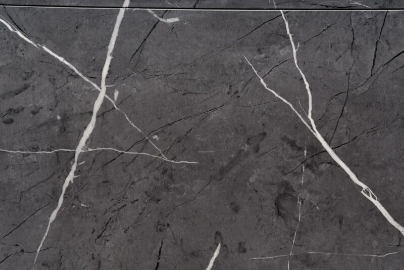 Valettav ruokapöytä RICLON, harmaa marmor