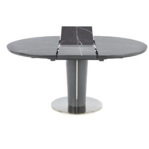Valettav ruokapöytä RICLON, harmaa marmor