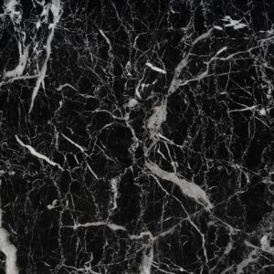 Ruokapöytä ORLANDO, musta marmori / kultainen