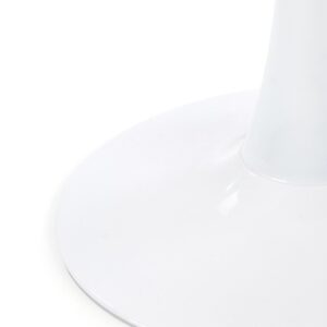 Ruokapöytä DENVER, valkoinen marmori / valkoinen