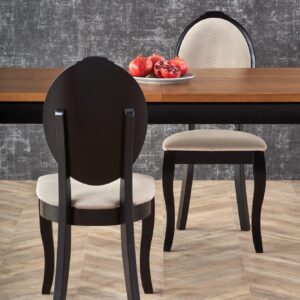 Ruokapöytä WINTER, tumma tammi/musta