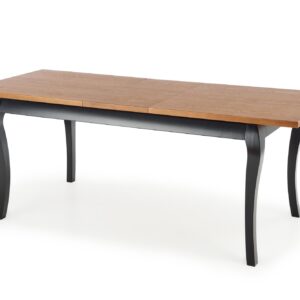 Ruokapöytä WINTER, tumma tammi/musta