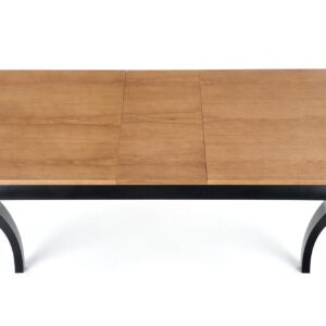 Ruokapöytä WINTER, tumma tammi/musta