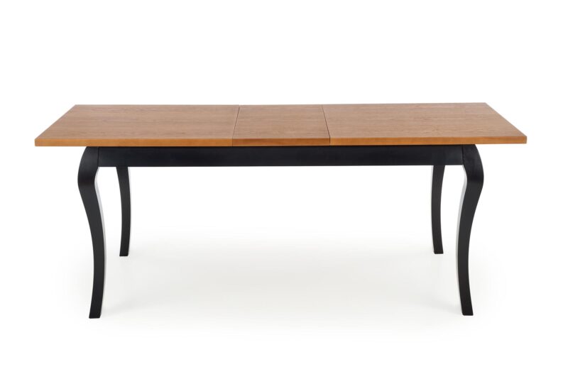 Ruokapöytä WINTER, tumma tammi/musta