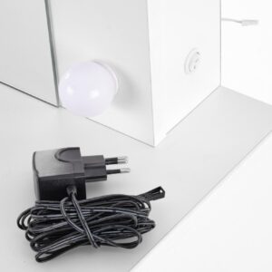 Meikkipöytä HOLLY, valkoinen