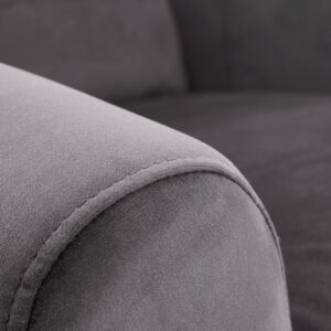 Avattava nojatuoli AURORA, harmaa