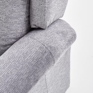 Avaava nojatuoli AURORA, harmaa