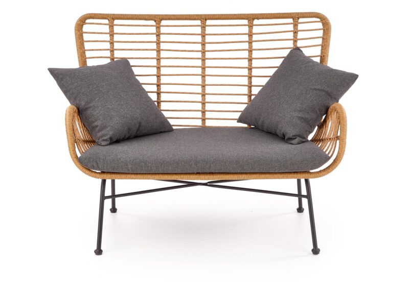 Sohva IKARO, luonnollinen / harmaa