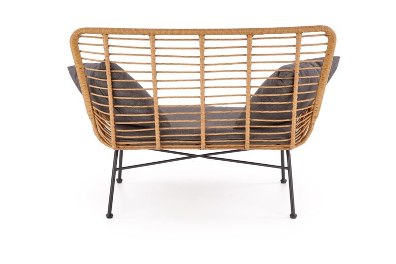 Sohva IKARO, luonnollinen / harmaa