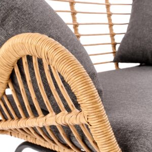 Sohva IKARO, luonnollinen / harmaa