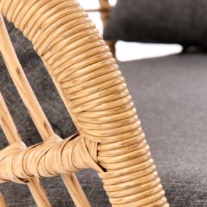 Sohva IKARO, luonnollinen / harmaa