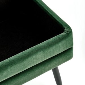 Vaaleanpunainen VELMAR, tummanvihreä / musta