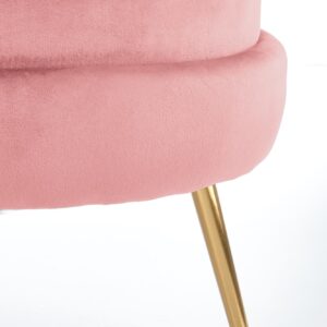 Tuoli ALMONA, vaaleanpunainen