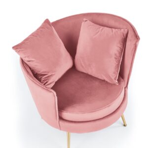 Tuoli ALMONA, vaaleanpunainen