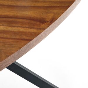 Ruokapöytä ALFER, pähkinä / musta