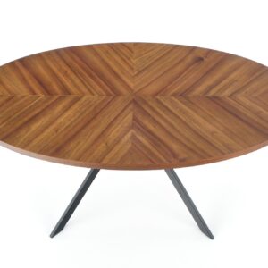 Ruokapöytä ALFER, pähkinä / musta