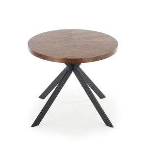 Ruokapöytä ALFER, pähkinä / musta