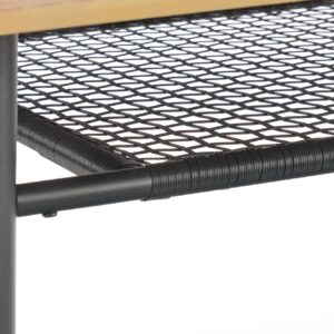 Ruokapöytä JACKSON, kultainen tammi / musta