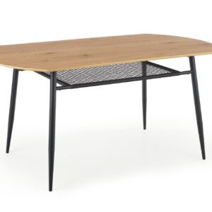 Ruokapöytä JACKSON, kultainen tammi / musta