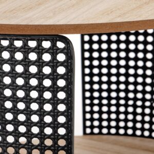 Kahvitabletti TRAFON, luonnollinen / musta