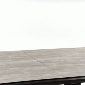 Laajennettava ruokapöytä VINSTON, tummanharmaa