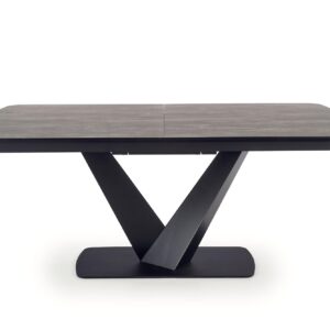 Laajennettava ruokapöytä VINSTON, tummanharmaa