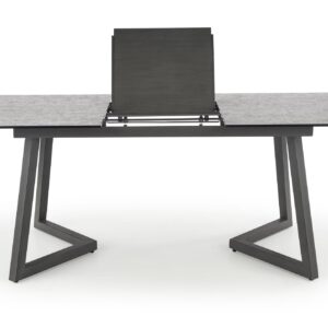 Ruokapöytä TIZMAR, levy - vaaleanharmaa