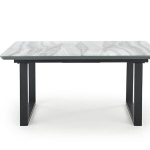 Laajennettava Ruokapöytä MARLON, valkoista marmoria