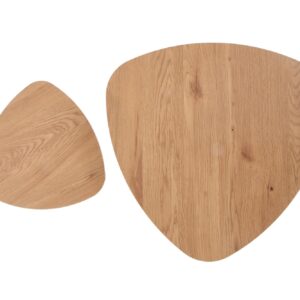 Kahvilapöytäsetti NIRONA 2, kultatamme / musta