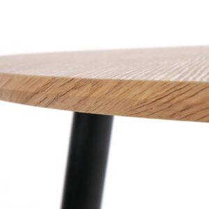 Kahvilapöytäsetti NIRONA 2, kultatamme / musta