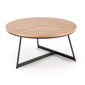 Kahvipöytä COLUMBUS, tammi / musta