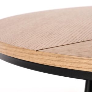 Kahvipöytä COLUMBUS, tammi / musta