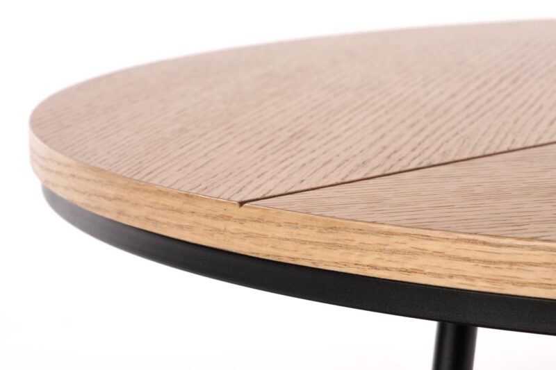 Kahvipöytä COLUMBUS, tammi / musta