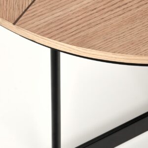 Kahvipöytä COLUMBUS, tammi / musta