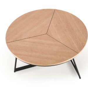 Kahvipöytä COLUMBUS, tammi / musta