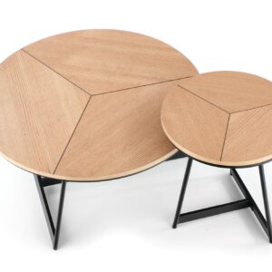 Kahvipöytä KARLOVA, tammi / musta