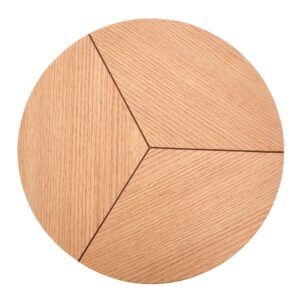 Kahvipöytä KARLOVA, tammi / musta