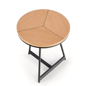 Kahvipöytä KARLOVA, tammi / musta