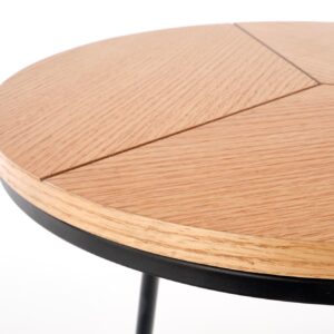 Kahvipöytä KARLOVA, tammi / musta