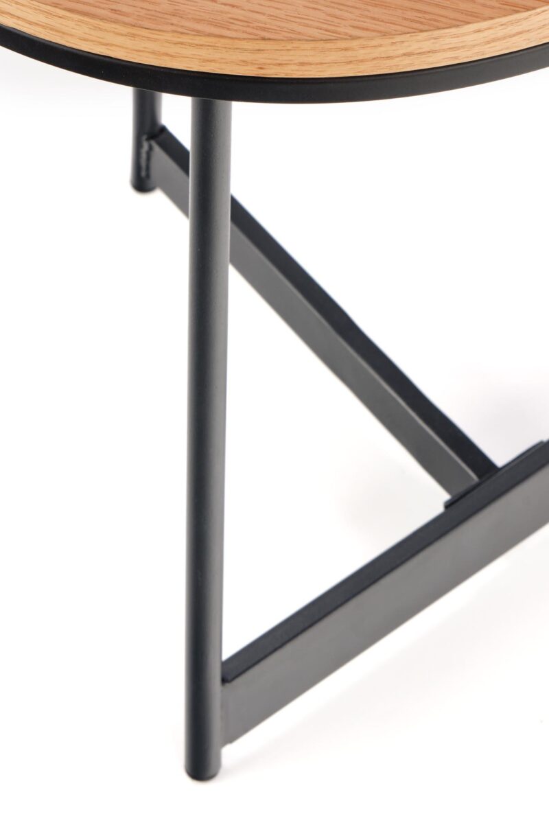 Kahvipöytä KARLOVA, tammi / musta