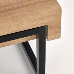 Kahvipöytä CLARA, musta / tammi