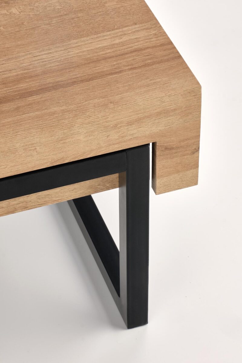 Kahvipöytä CLARA, musta / tammi