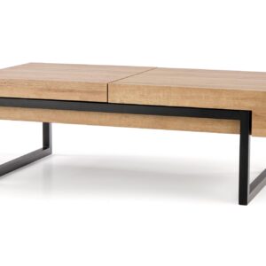 Kahvipöytä CLARA, musta / tammi